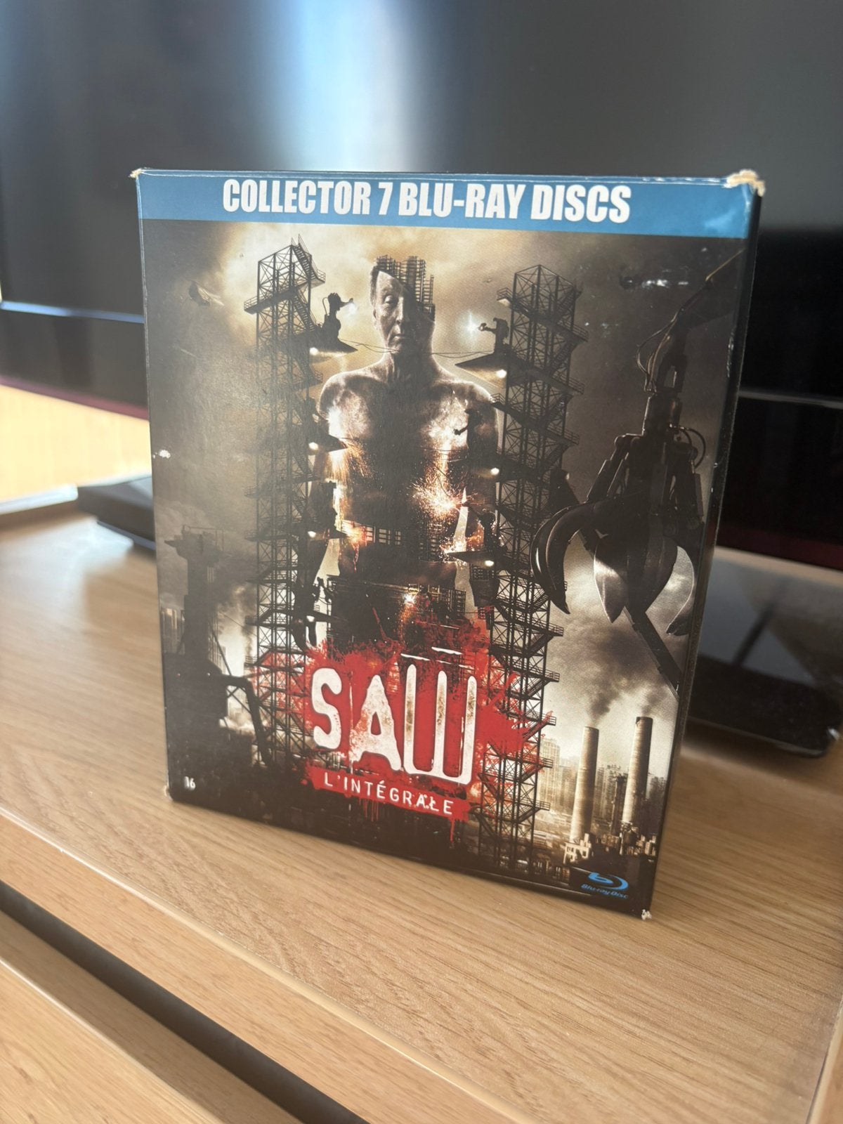 Titre :  Coffret intégrale SAW 1 à 7 en Blu-ray, Boxset, Zo goed als nieuw, Blu-ray, Filmcollectie