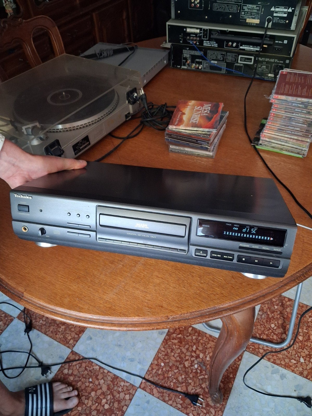 lot materiel hi-fi, Audio, Tv en Foto, Cd-spelers, Ophalen, Gebruikt, JVC, Met radio