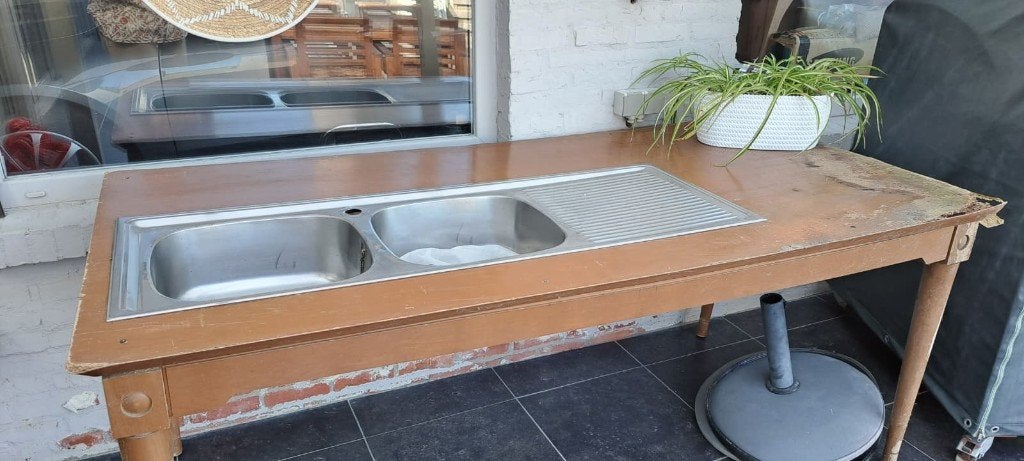 Spoelbak, Ophalen, Gebruikt, 100 tot 150 cm, Minder dan 100 cm