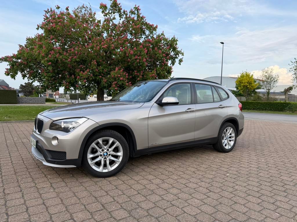 BMW X1 xDrive 1.8d (2L motor), Auto's, X1, Euro 5, Zwart, Lederen bekleding