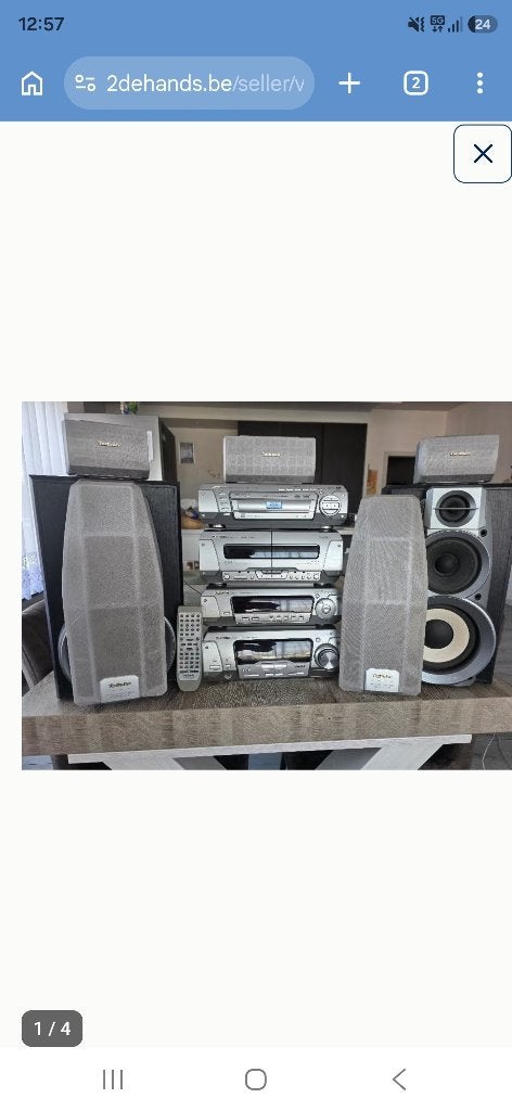 Techniks, Zo goed als nieuw, 120 watt of meer, Stereo, Ophalen