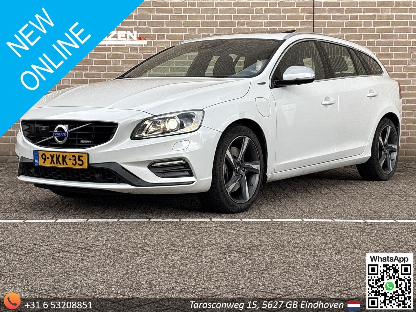 Volvo V60 2.4 D6 AWD Plug-In Hybrid R-Design | Schuifdak | L, Autos, Volvo, Achat, Hybride Électrique/Diesel, V60, Break