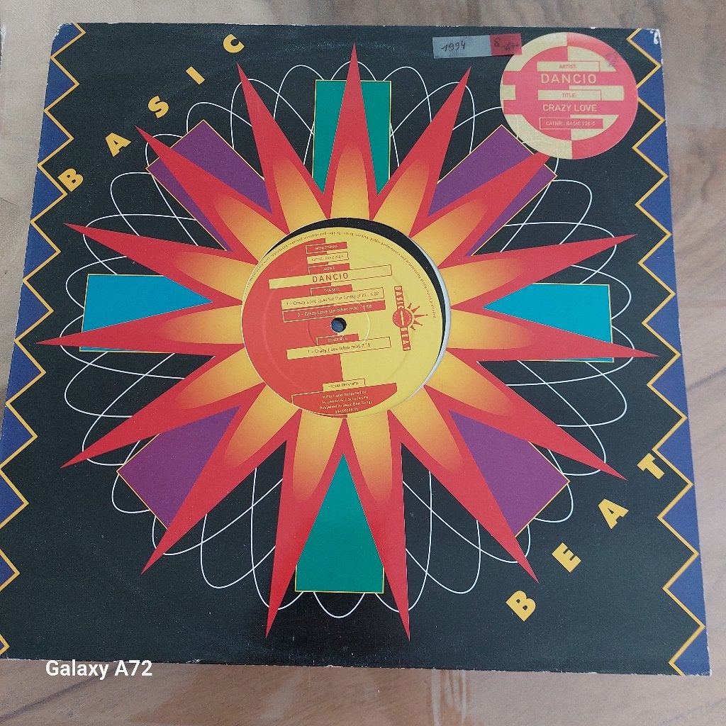 dancio crazy love 12 inch maxi, CD & DVD, Vinyles | Dance & House, 12 pouces, House, Enlèvement ou Envoi, Utilisé