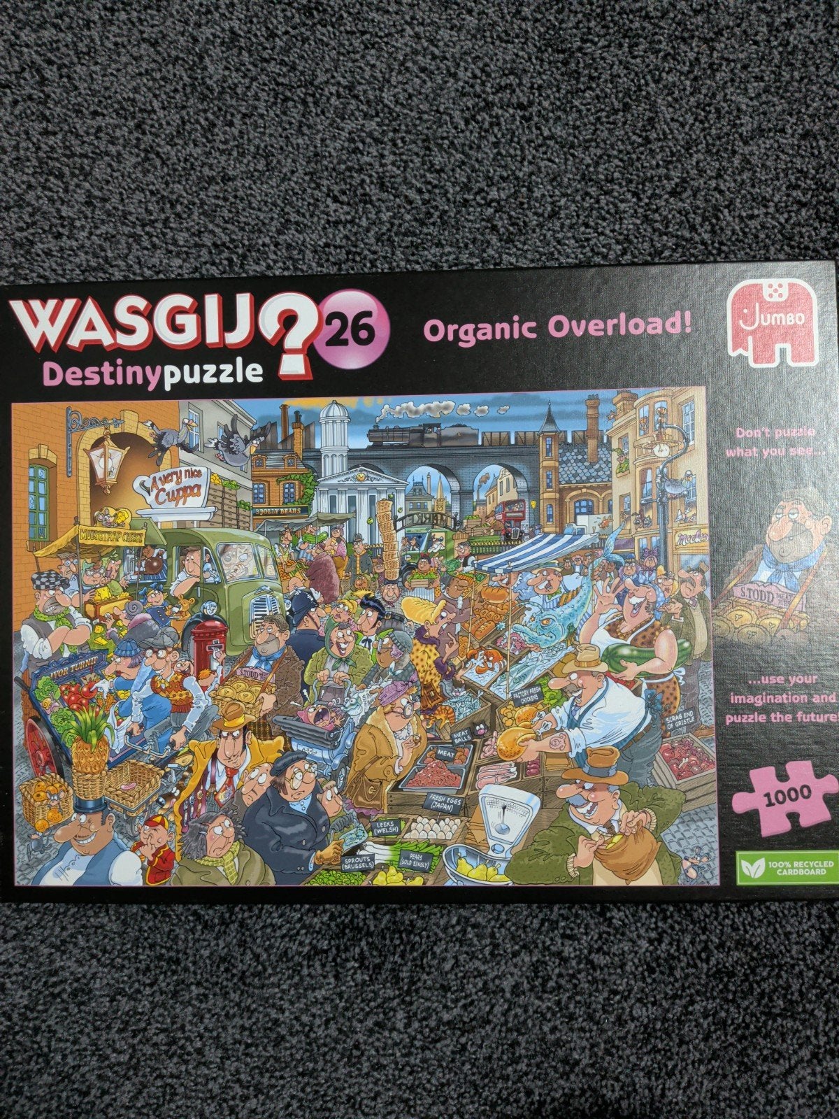 wasgij? 26 organic overload!, Ophalen of Verzenden, 500 t/m 1500 stukjes, Zo goed als nieuw, Legpuzzel