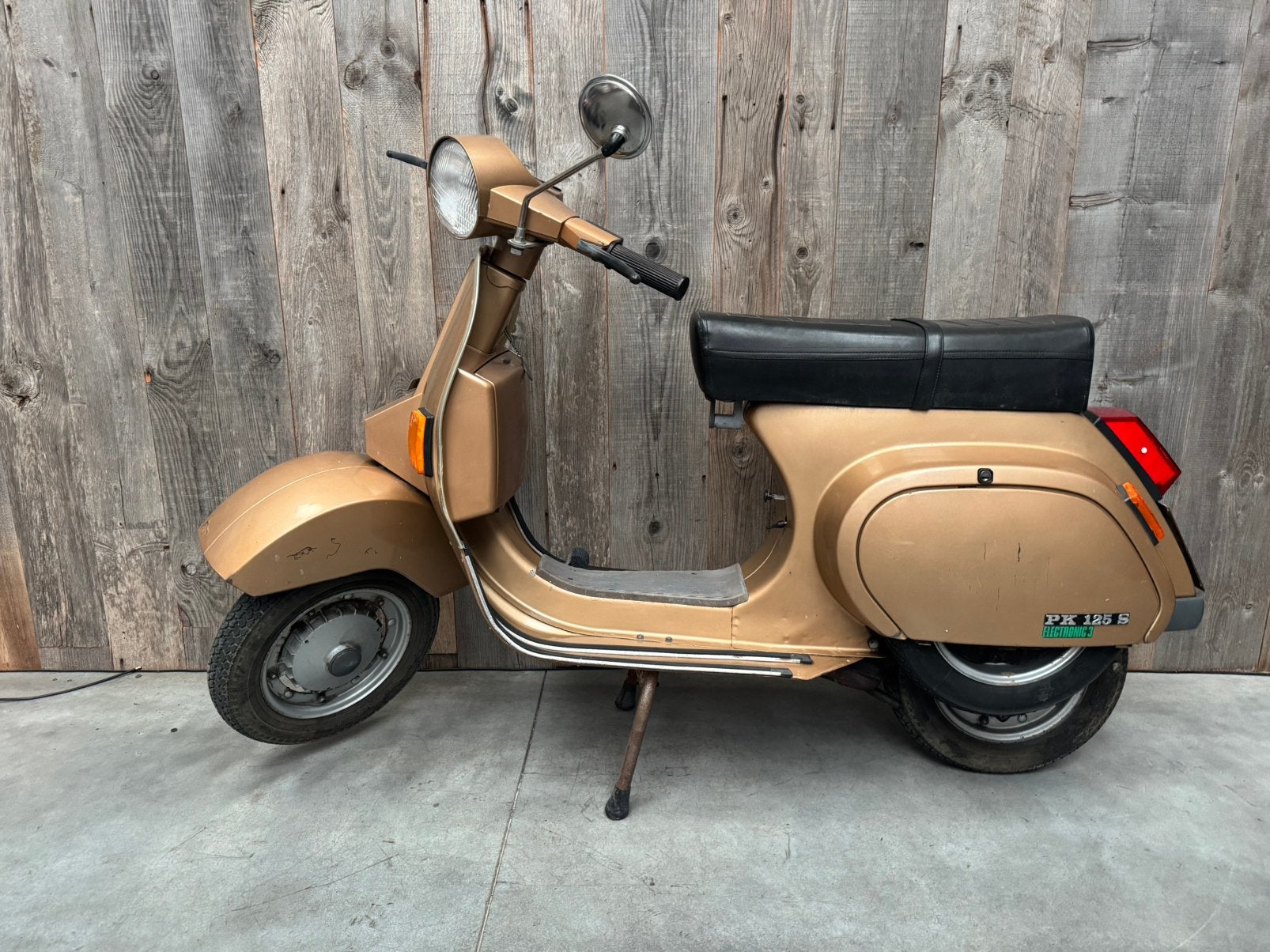 Rare VESPA PK 125 S Elestart 1985 GOLD seulement 3900km, Permis Moto A, Scooter, Occasion, Particulier