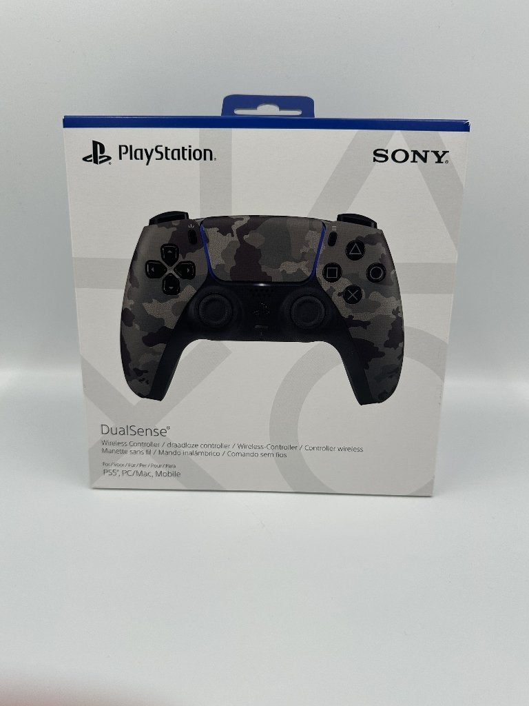 PS5 DualSense Controller Grey Camouflage - garantie, Ophalen of Verzenden, Nieuw, Playstation 5