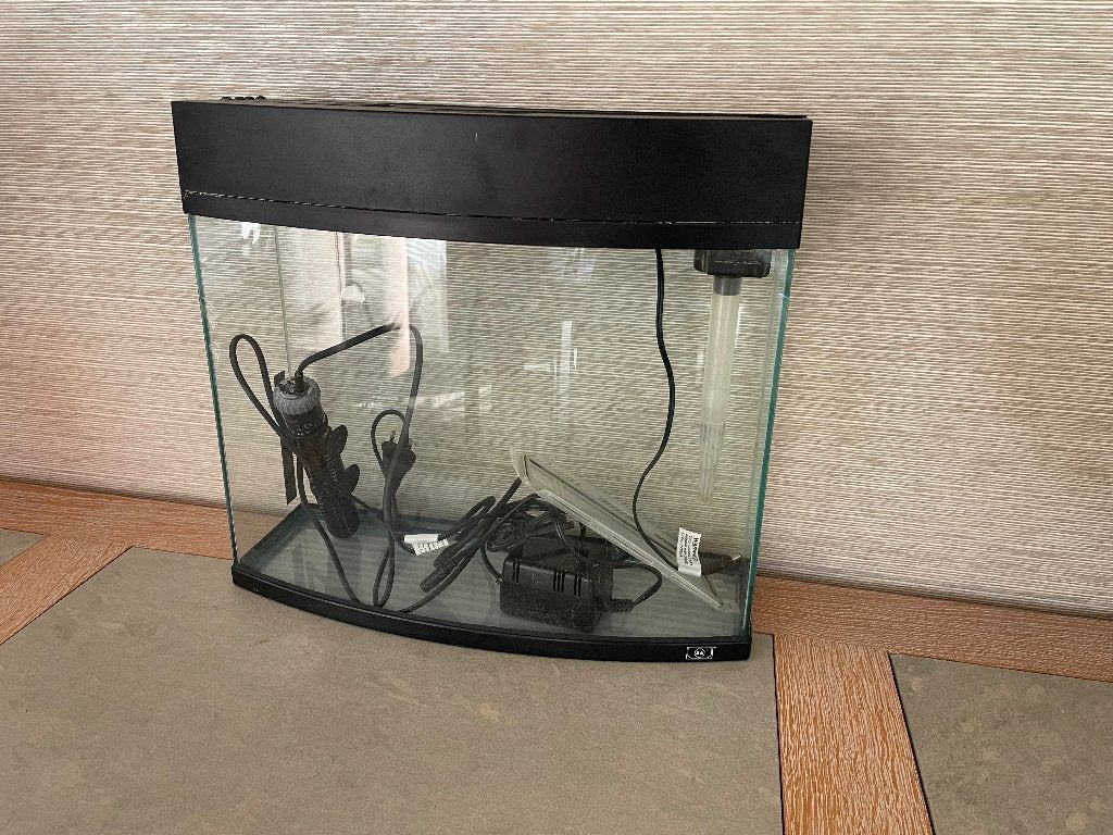 Aquarium 18,5 liter, Ophalen, Inclusief deksel, Gebruikt, Leeg aquarium