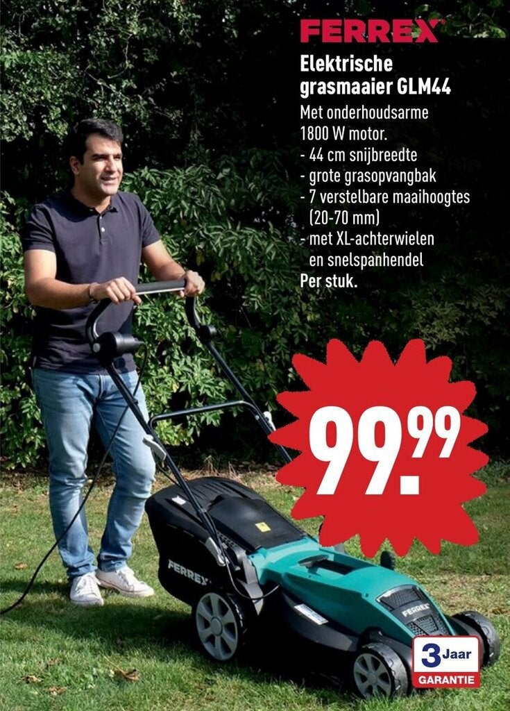 Grasmaaier nieuw in doos (Ferrex), Jardin & Terrasse, Tondeuses à gazon, Enlèvement, Comme neuf