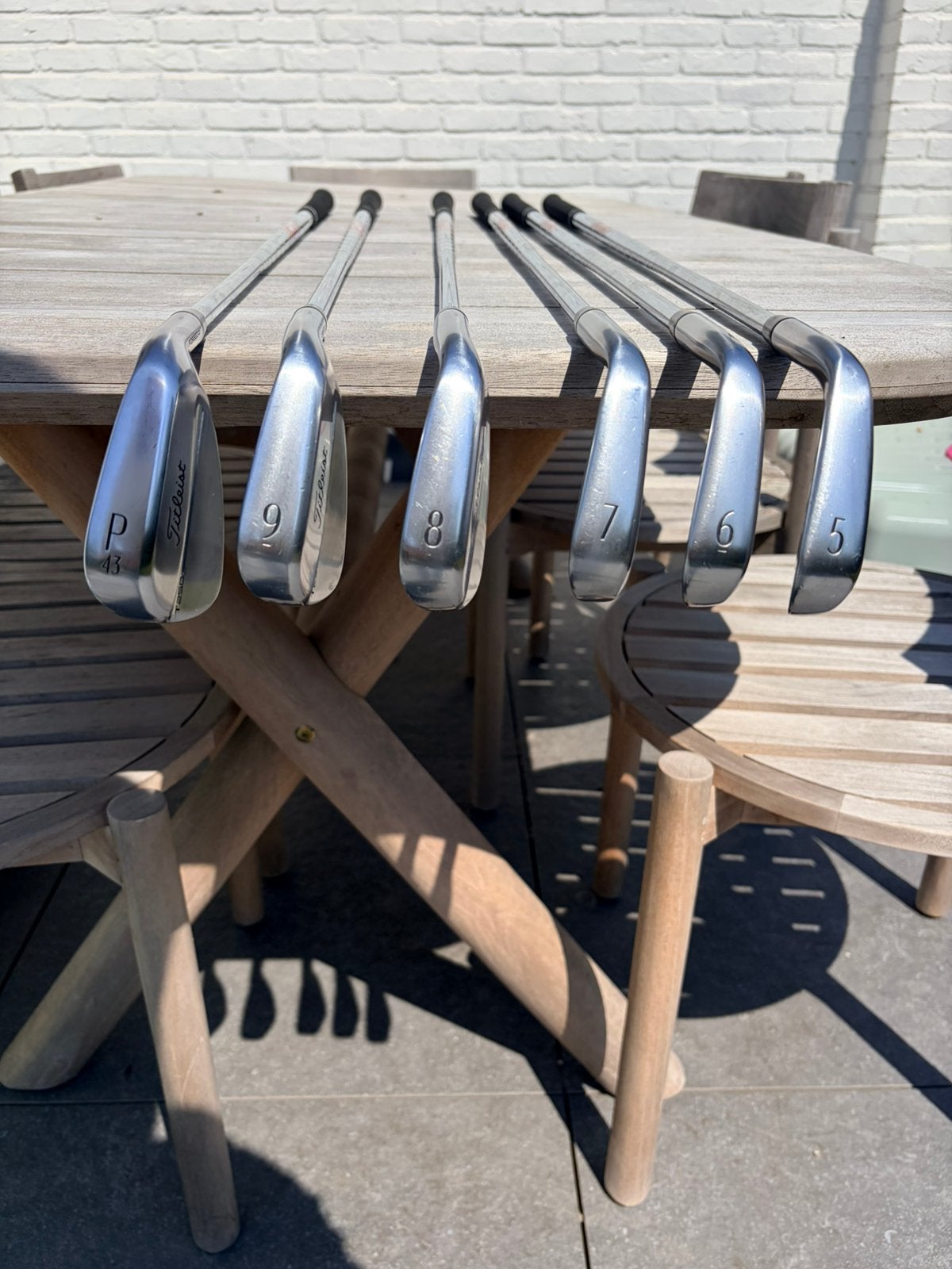 TE KOOP Titleist T250 Stiff shaft 5-PW model 2025, Ophalen, Zo goed als nieuw
