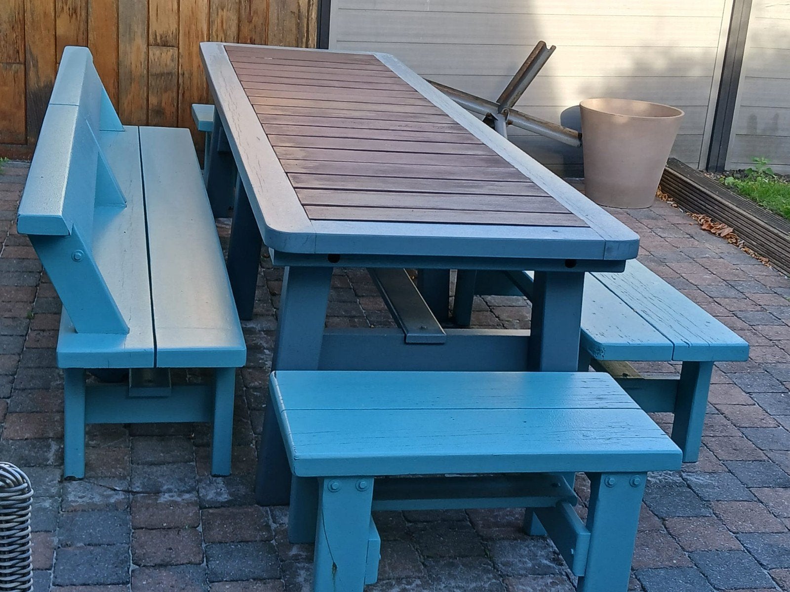 leuke tuinset 12 personen, Ophalen, Bank, Tuinset