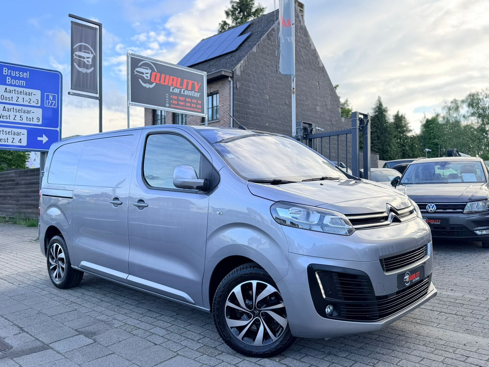 Citroën Jumpy 3zit 2020 095000km 2.0hdi 122pk Euro6d Full, Autos, 90 kW, Argent ou Gris, Achat, Euro 6
