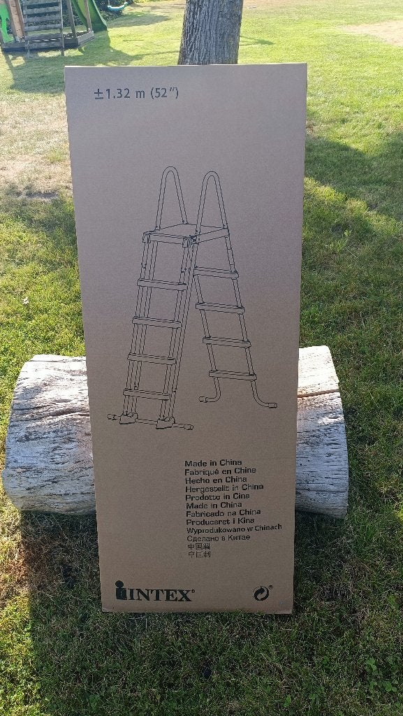 Intex zwembadtrap - 132cm, Tuin en Terras, Ophalen, Nieuw, Ladder