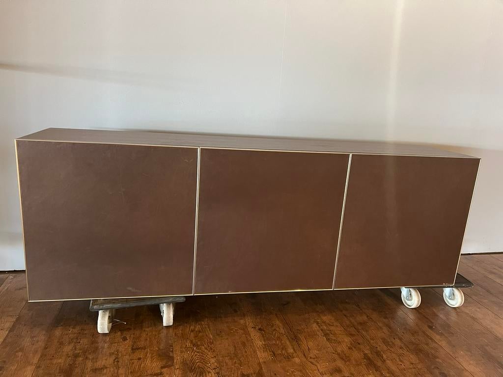 Buffet suspendu en cuir, 25 à 50 cm, 150 à 200 cm, Comme neuf, Enlèvement