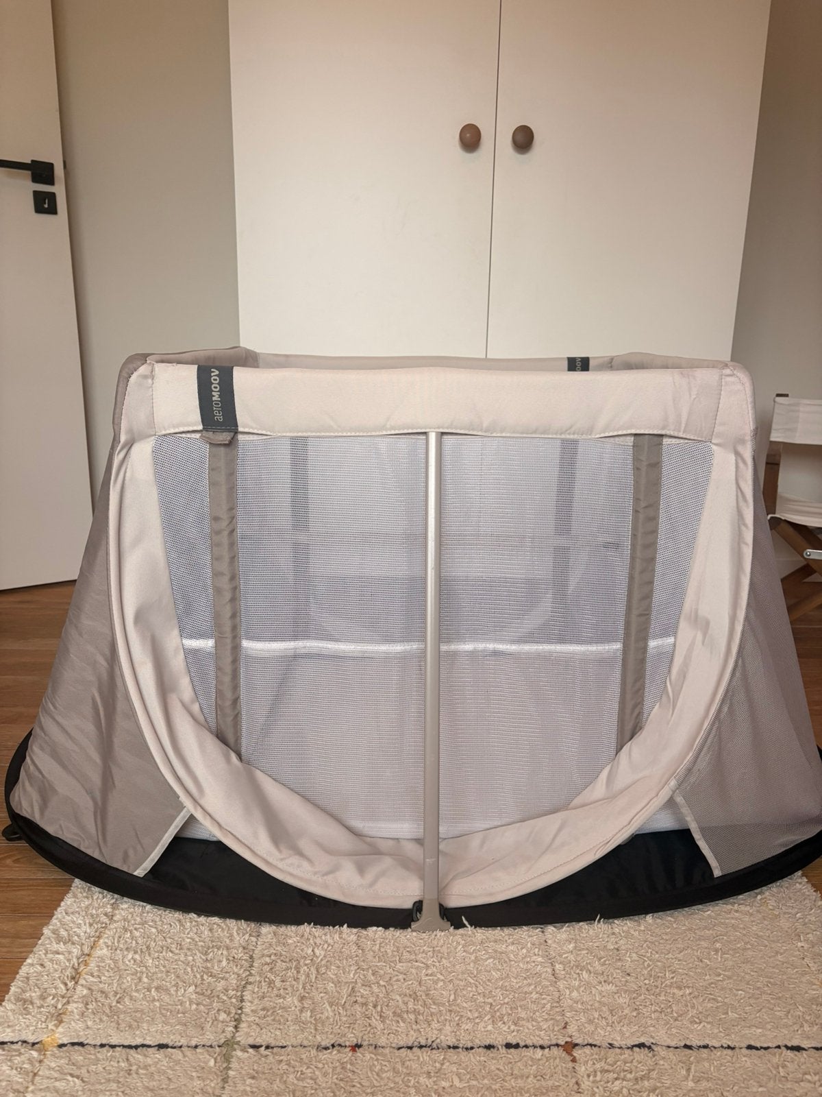 Aeromoov reisbedje, Kinderen en Baby's, Kinderkamer | Bedden, Ophalen, Zo goed als nieuw