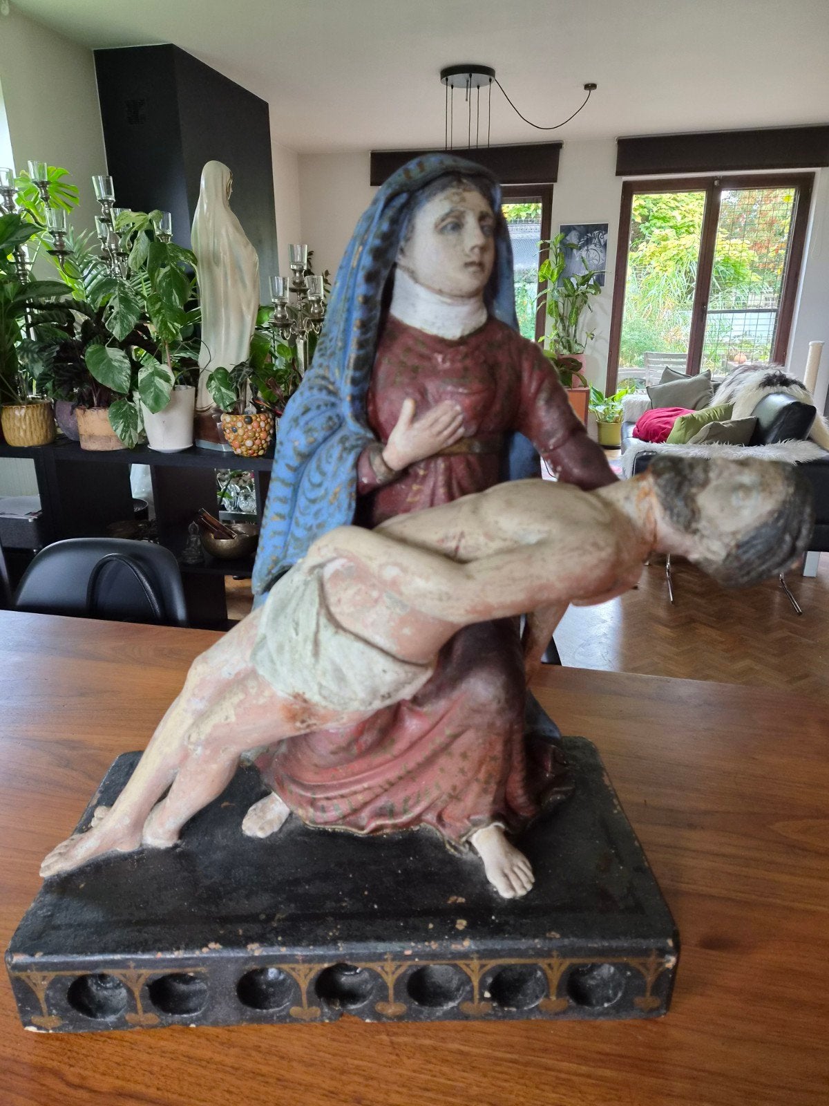 Bijzonder piëtabeeld 54cm, Ophalen of Verzenden