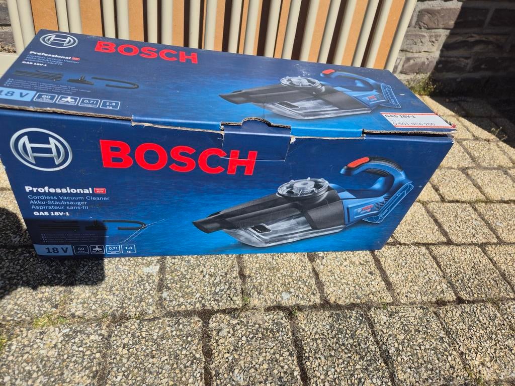 Bosch prof draagbare stofzuiger 18v, Ophalen, Zo goed als nieuw