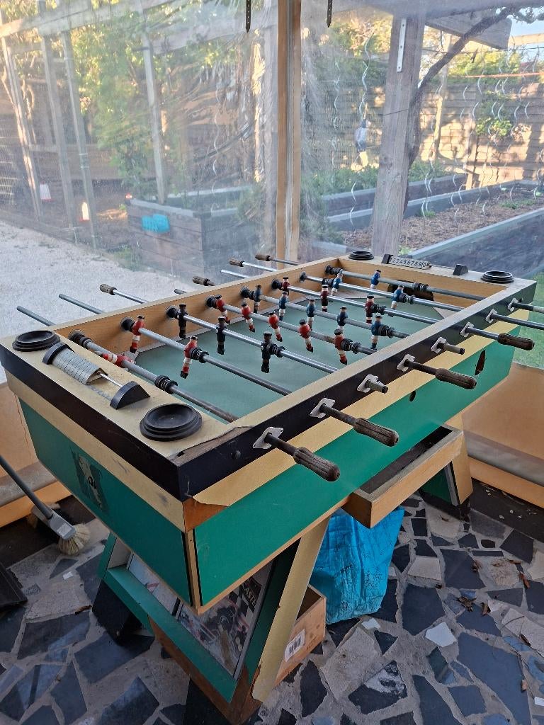 Kickertafel jupiter, Ophalen, Gebruikt
