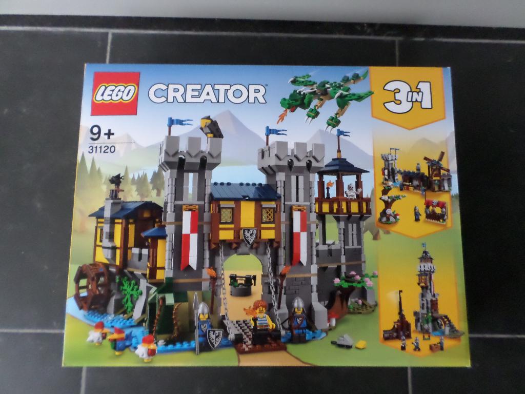 Lego Creator 3-in-1  31120 Medieval Castle., Lego, Nieuw, Ophalen of Verzenden, Castle