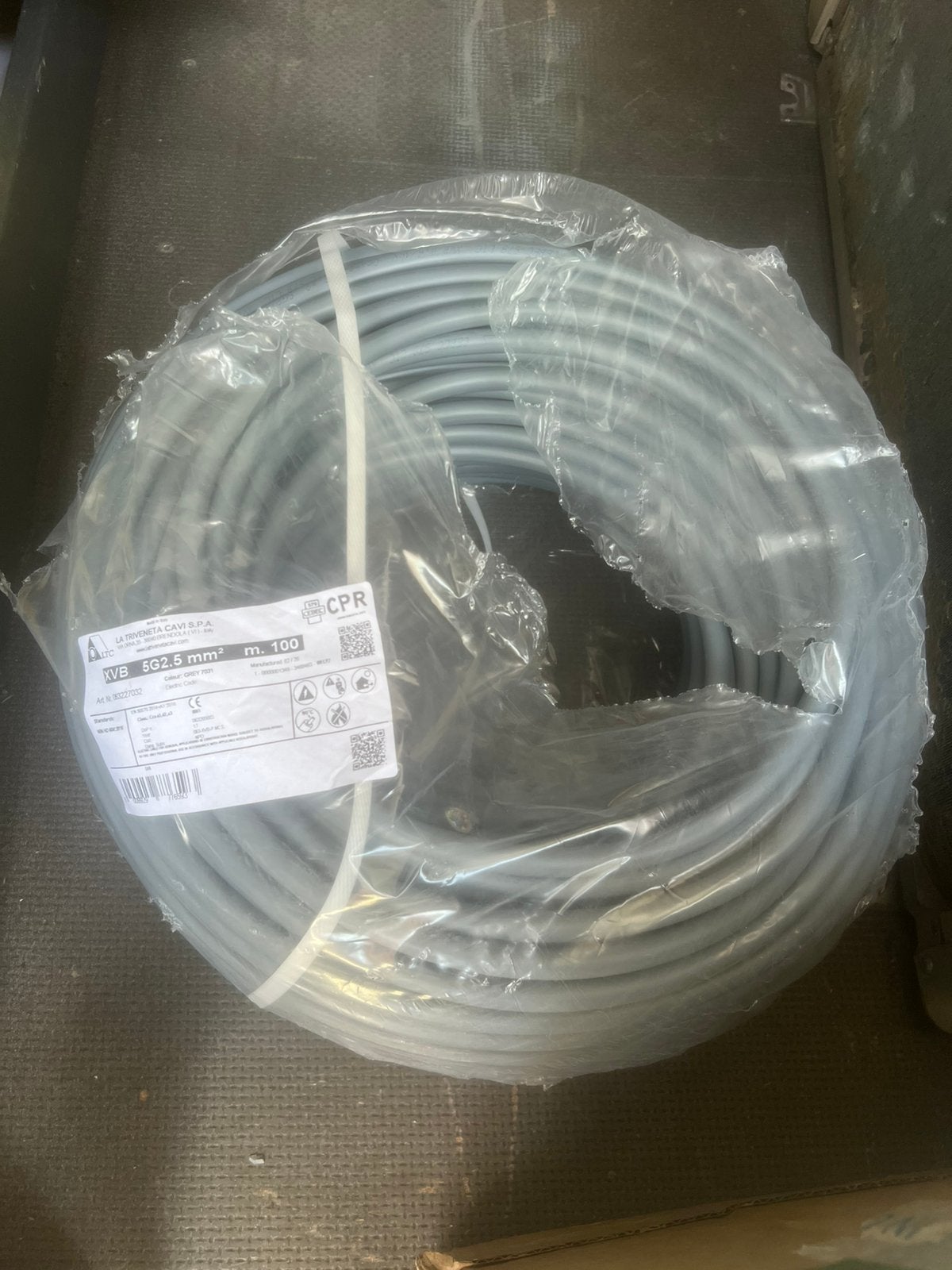 Spanning kabel xvb 100 meter 5 g 2,5, Ophalen, Nieuw