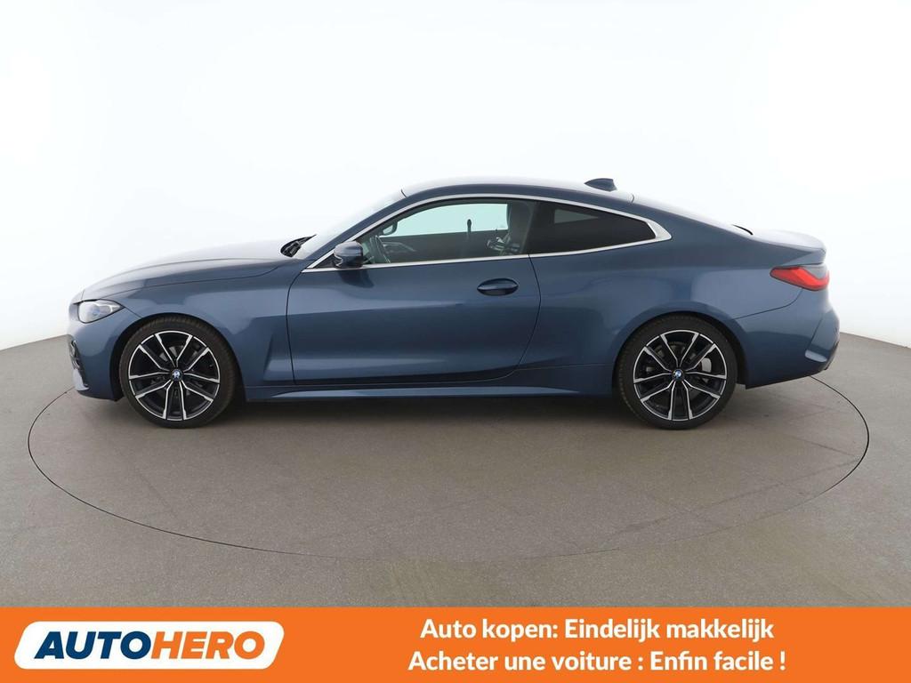 BMW 4 Serie 420 420i M Sport (bj 2023, automaat), Achterwielaandrijving, Gebruikt, 149 g/km, Blauw