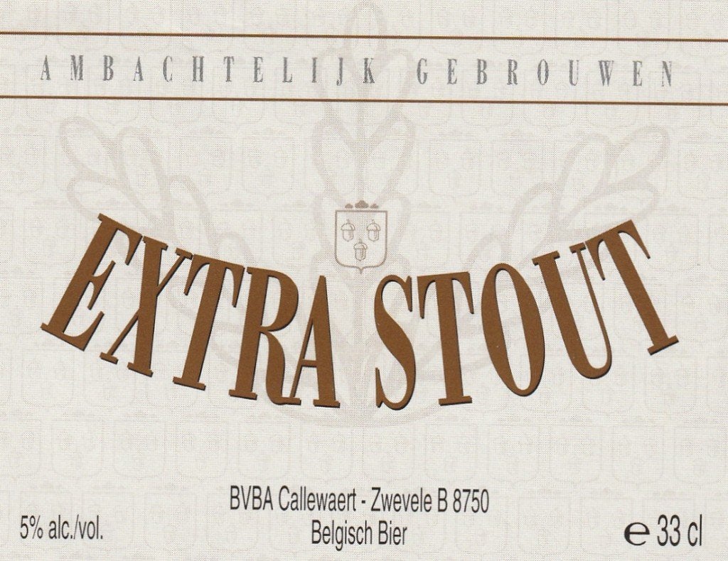 bieretiket België : Callewaert Zwevezele : extra stout, Envoi, Neuf, Autres types, Autres marques