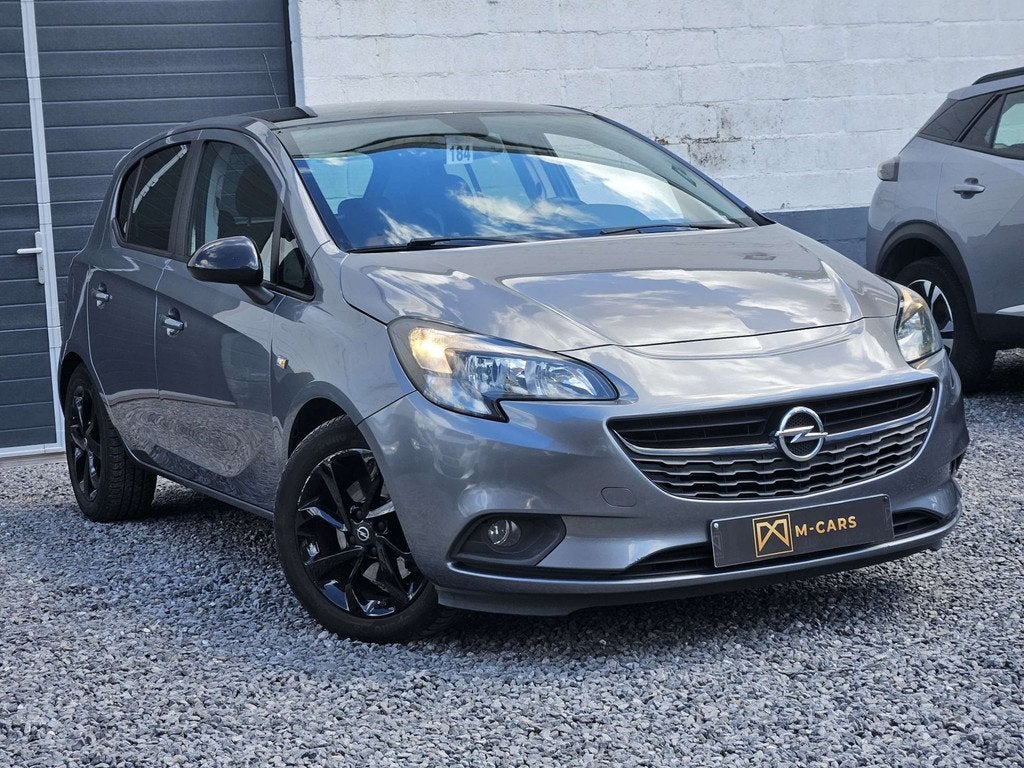 Opel Corsa BLACK EDITION * CRUISE * ECRAN *, Autos, Argent ou Gris, Euro 6, Boîte manuelle, Noir