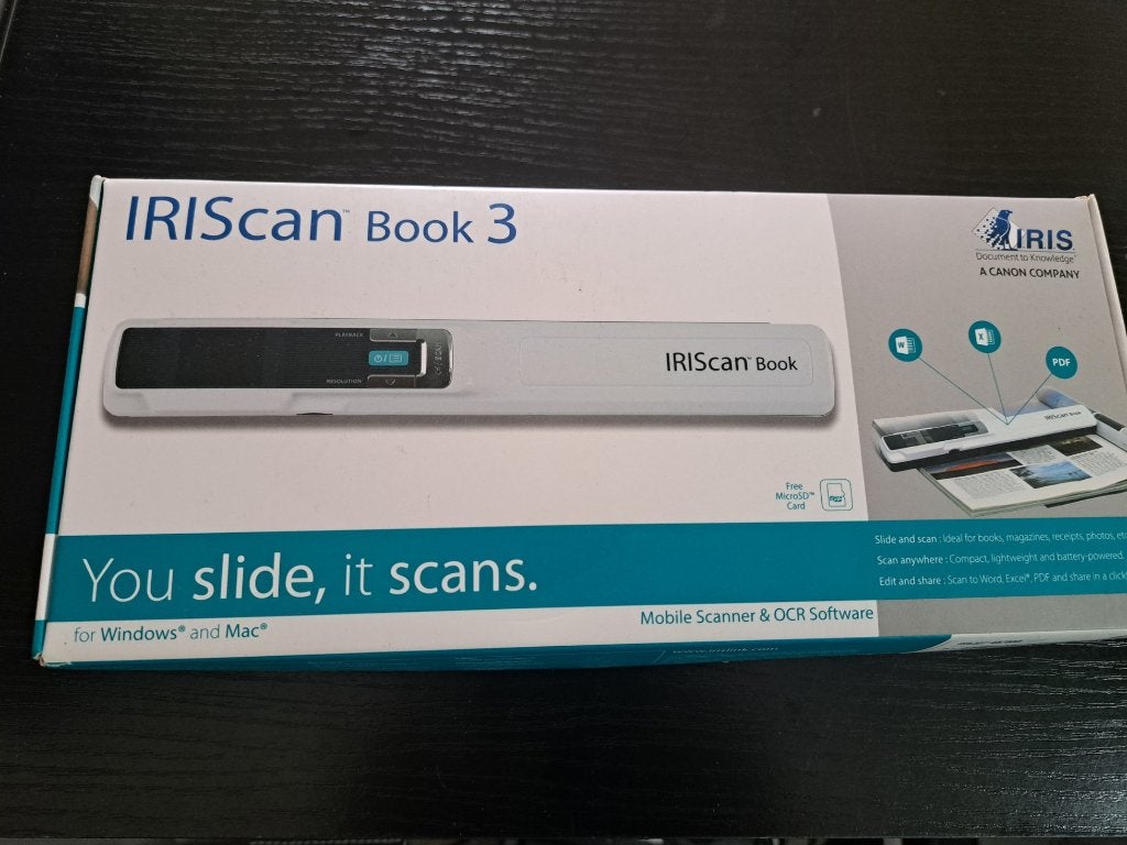 Draagbare scanner IRIScan Book 3, Informatique & Logiciels, Scanners, MacOS, Enlèvement ou Envoi, Canon, Scanner mobile