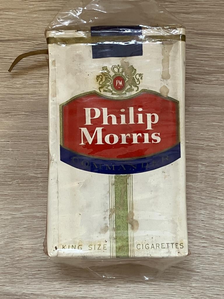 Pakje "Philip Morris Commander " - Jaren 1960, Ophalen of Verzenden, Overige soorten, Overige typen