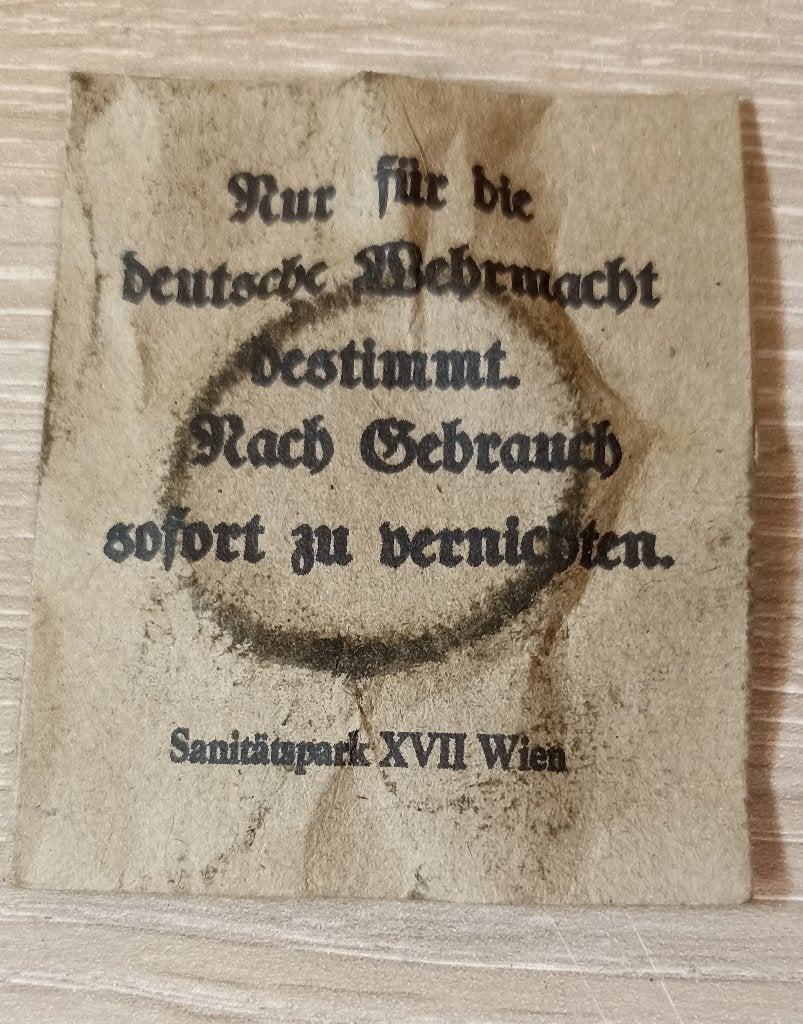 Rare Allemand Sanitätspark XVII Wien ww2, Envoi, Armée de terre, Autres types