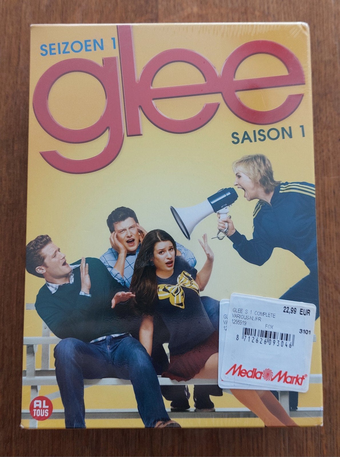 DVD - BOX - GLEE - VOLLEDIG SEIZOEN 1 - SEALED, Tous les âges, Français, Neuf, dans son emballage, Comédie