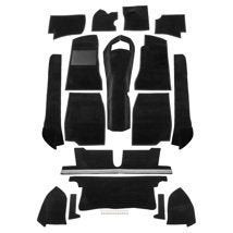 Nieuw Tapijt set voor de MGB roadster 1968-1980 Zwart LHD, -, -, Nieuw, Ophalen of Verzenden