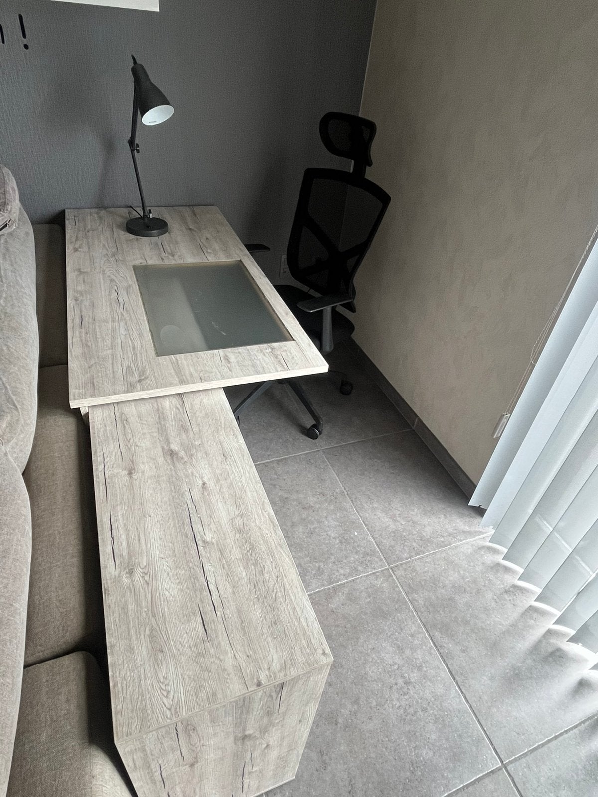 Bureau transformé en planche à dessin., Maison & Meubles, Enlèvement, Comme neuf
