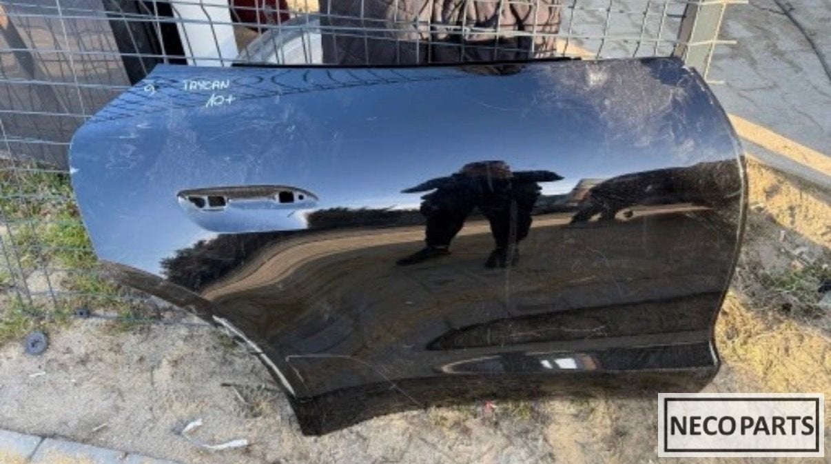 PORSCHE TAYCAN PORTIER DEUR RECHTS ACHTER ALLES LEVERBAAR!, Gebruikt, -, Porsche, Ophalen of Verzenden