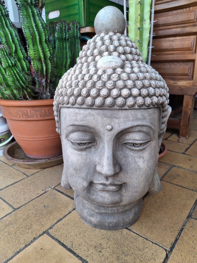 Tête de bouddha, Jardin & Terrasse, Enlèvement, Utilisé, Bouddha