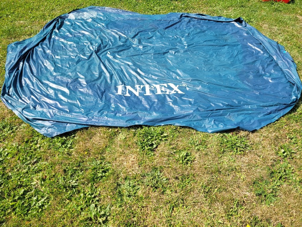 Afdekzeil voor opblaaszwembad 305 x 183 cm (Intex), Enlèvement, Utilisé, Couverture de piscine