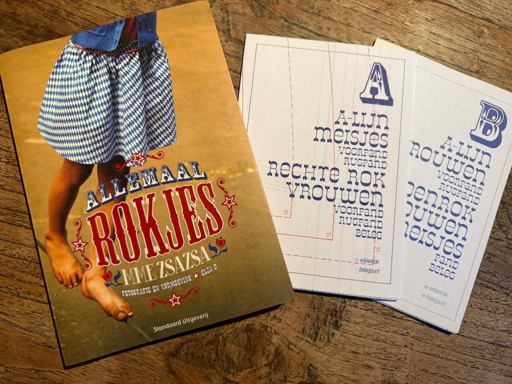 Allemaal rokjes - mme Zsazsa - boek - patronen, Hobby & Loisirs créatifs, Patrons de vêtements, Enlèvement, Comme neuf, Femme