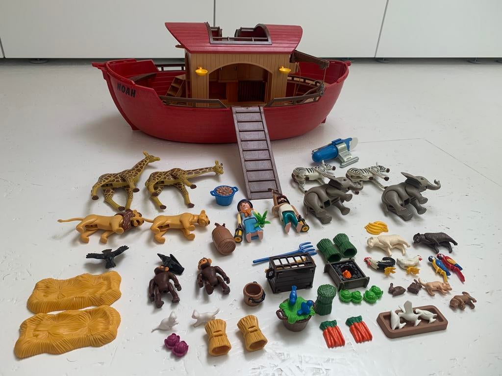 Playmobil Ark van Noah 3255 compleet, Ophalen, Zo goed als nieuw