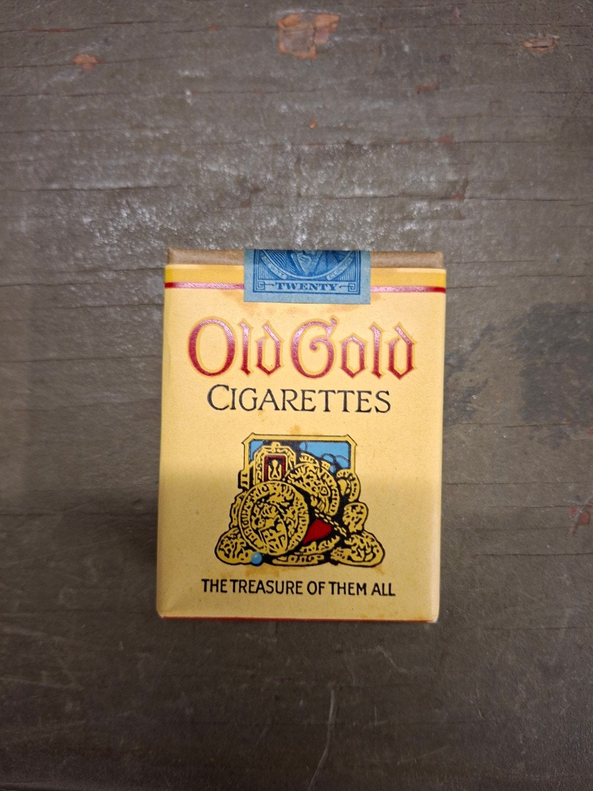 Cigarettes américaines Old Gold de la Seconde Guerre mondial, Enlèvement ou Envoi