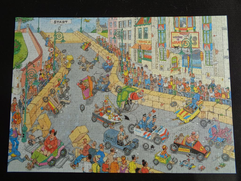 puzzels Jan Van Haasteren, Ophalen of Verzenden, 500 t/m 1500 stukjes, Zo goed als nieuw, Legpuzzel