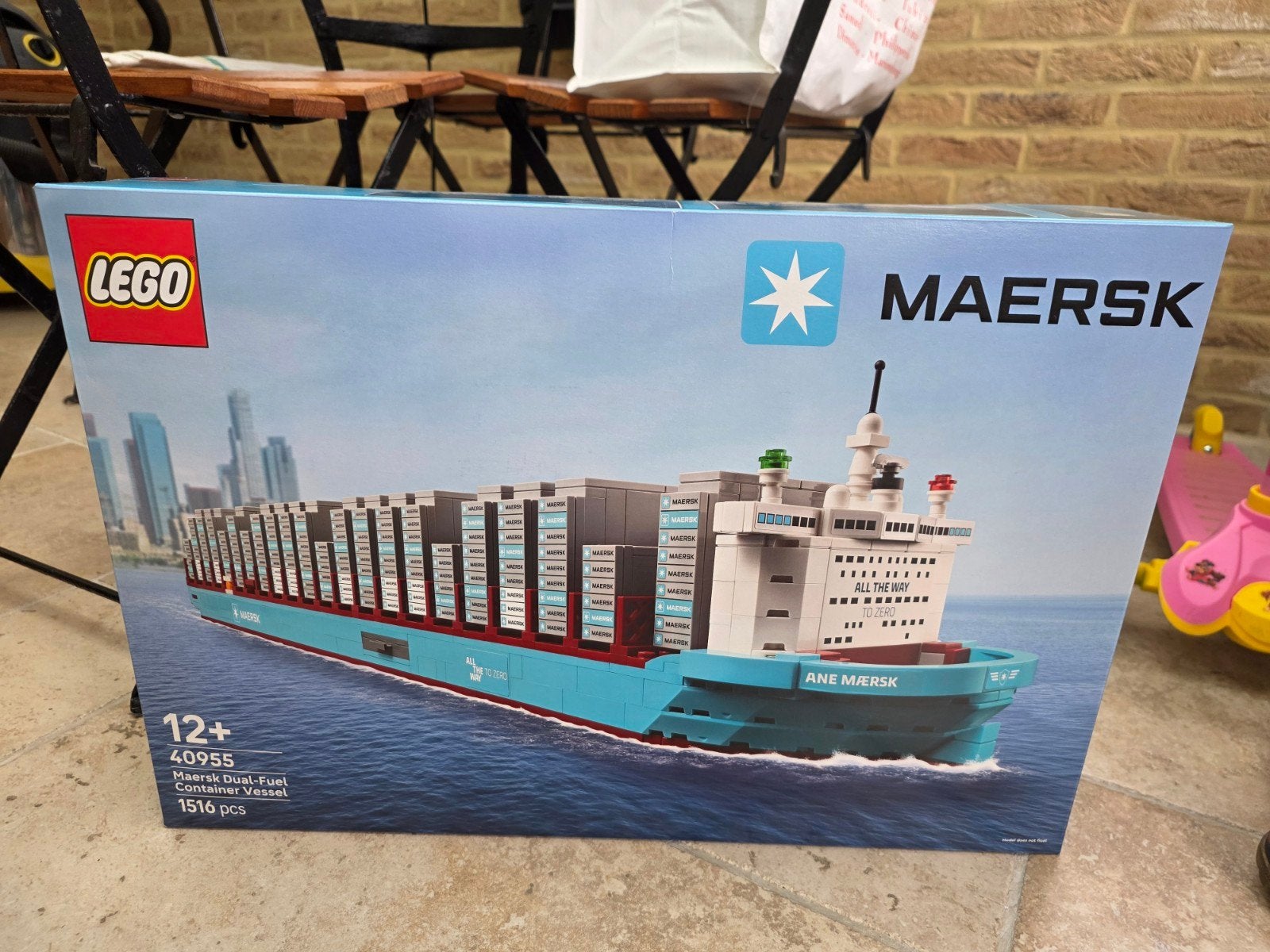 lego 40955 bateau porte conteneurs maersk bleu, Neuf, Enlèvement ou Envoi, Lego, Ensemble complet
