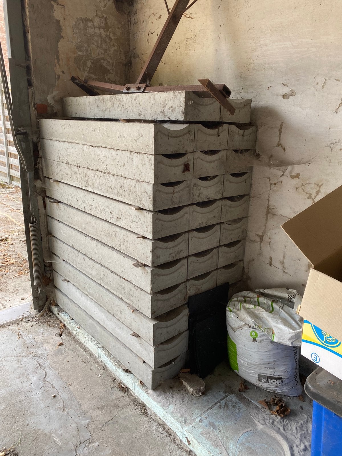 Beton gootstenen goten molgoten, Ophalen, Nieuw