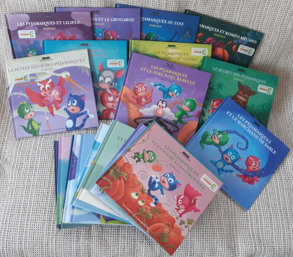 22 livres "Pyjamasques" (n1 au n22), Neuf, Garçon ou Fille, Fiction général, 4 ans