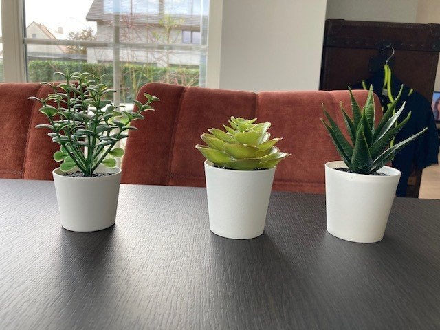 Set van 3 kleine kunstplantjes Ikea, Binnen, Groen, Kunstplant, Ophalen of Verzenden