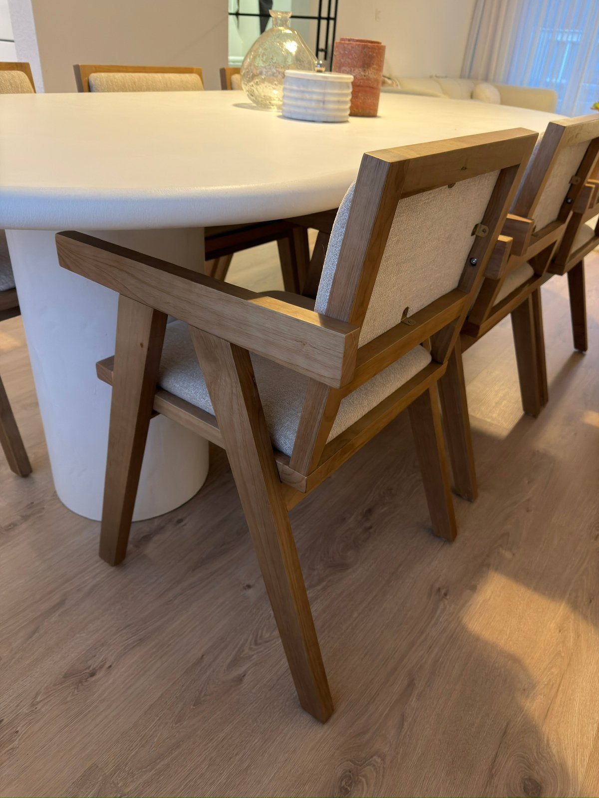 Eetkamerstoelen 6x, Ophalen, Zo goed als nieuw