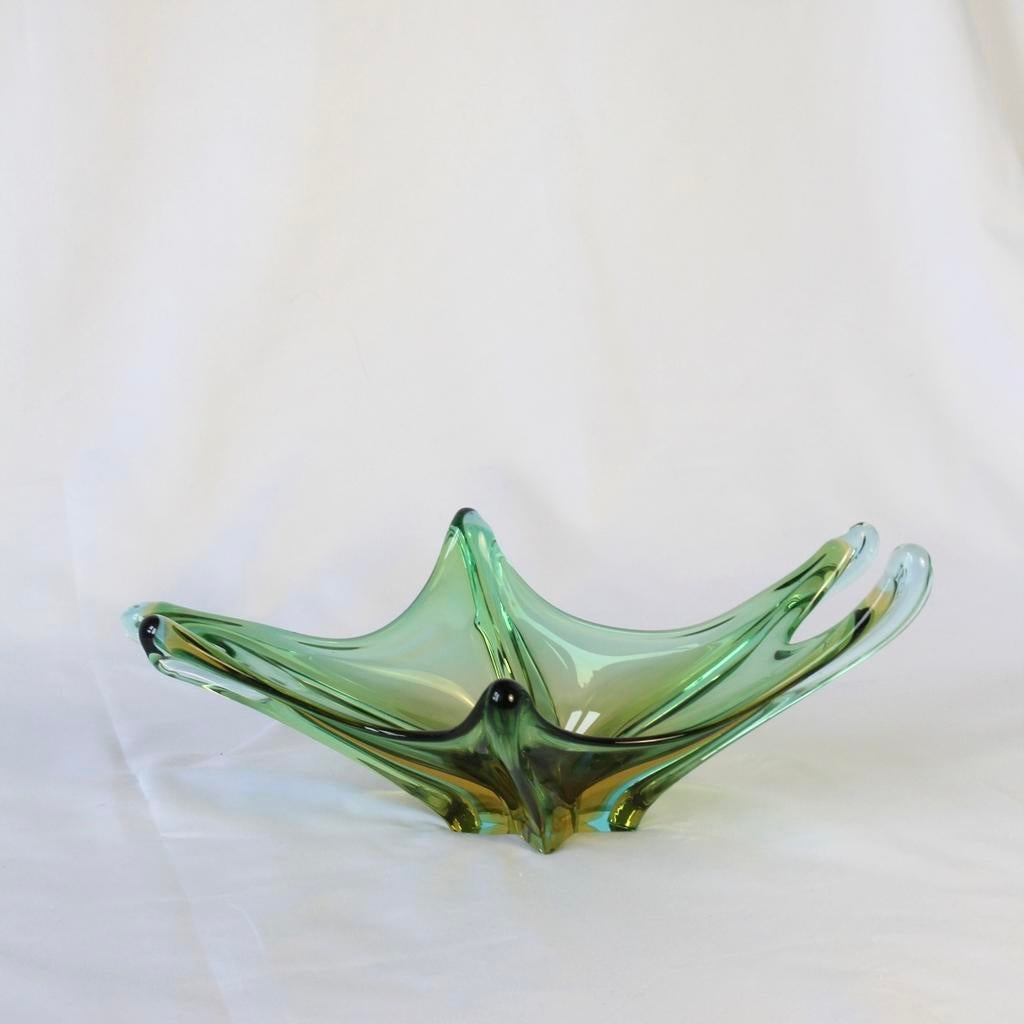 Prachtig Murano Glas - Sommerso Schaal - 43 cm, Enlèvement