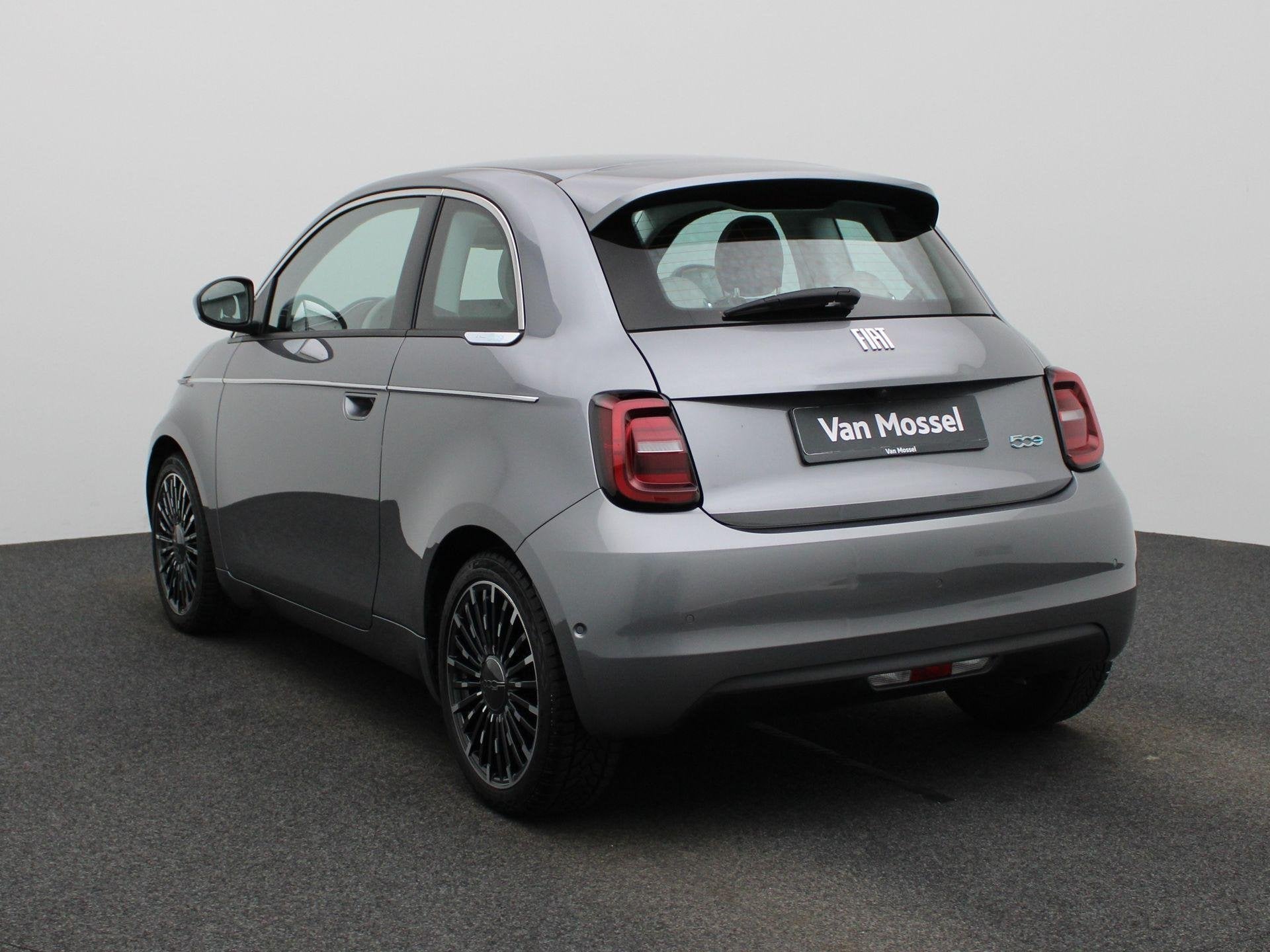 Fiat 500E 500e 42 kWh La Prima (automatique), Autos, Fiat, Argent ou Gris, 87 kW, Beige, Entreprise