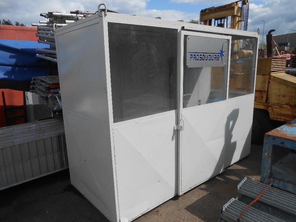 bureelcontainer, Ophalen