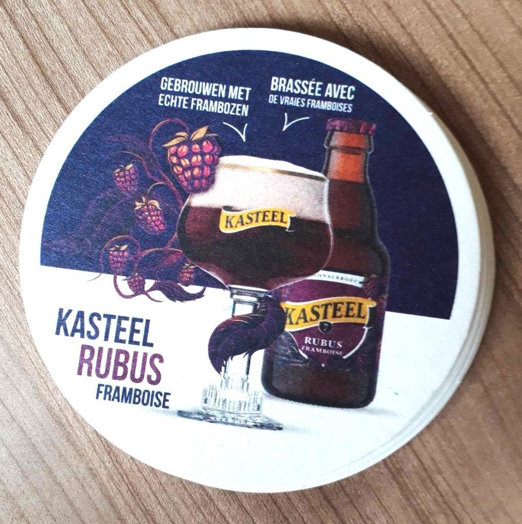 bierviltjes van Kasteelbier Rubus, Enlèvement, Neuf, Sous-bock