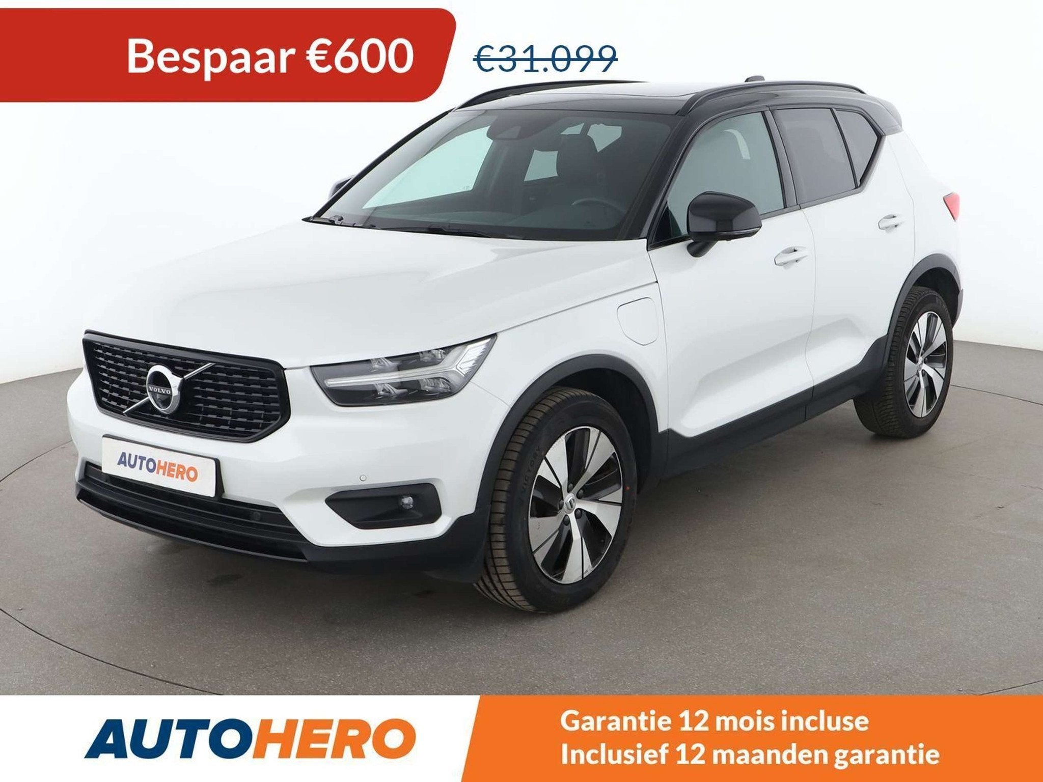 Volvo XC40 1.5 T5 Recharge Plug-in Hybrid 2WD (bj 2021), Auto's, Volvo, Gebruikt, 192 kW, Wit, Leder