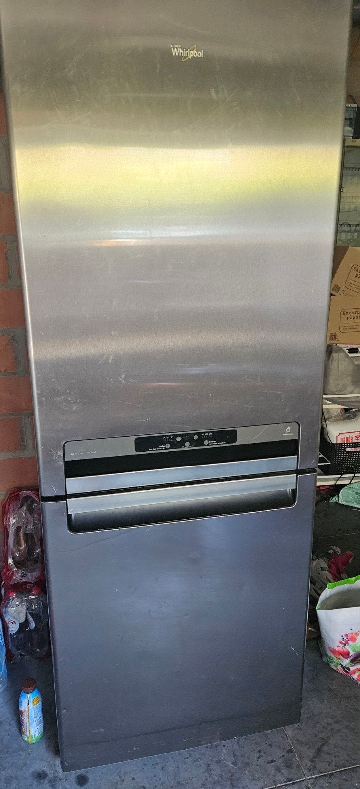 whirlpool koel vriescombi, Ophalen